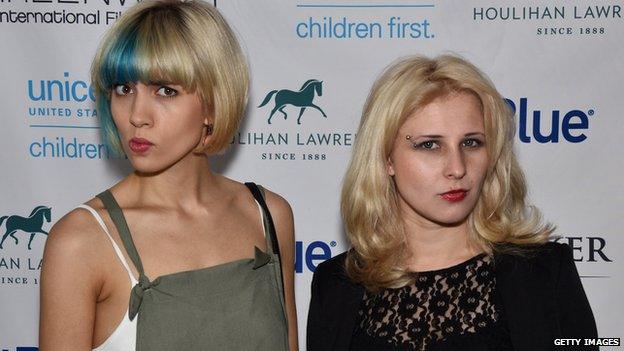 Pussy Riot's Nadezhda Tolokonnikova and Maria Alyokhina