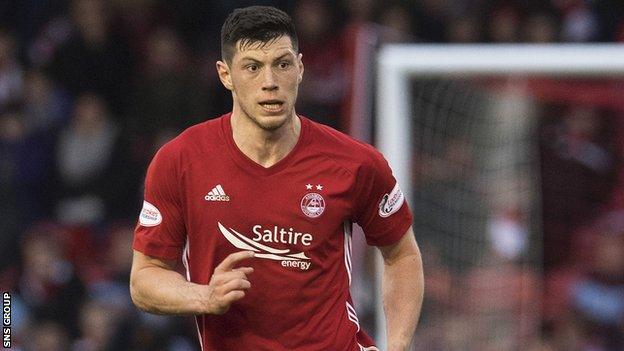 Aberdeen defender Scott McKenna