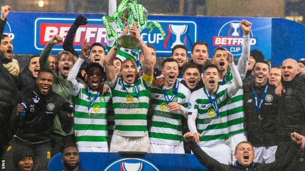 Celtic are holders of the Scottish League Cup