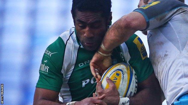 London Irish back Aseli Tikoirotuma