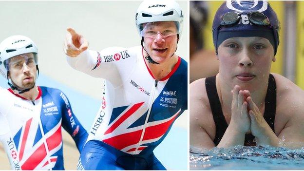 Tandem pair Neil Fachie & Matt Rotherham and swimmer Ellie Robinson