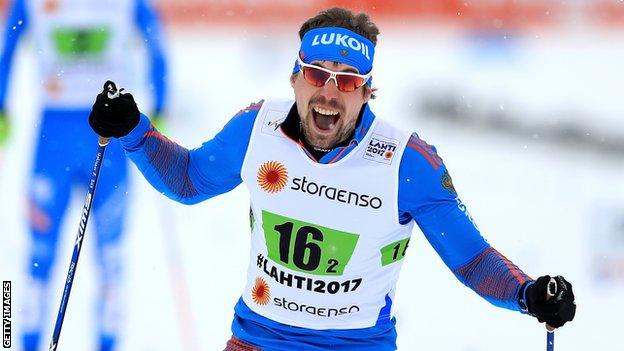 Sergey Ustiugov wins gold at the World Ski Championships 2017