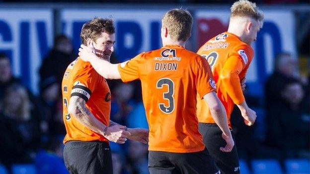 Paul Paton celebrates