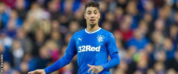 Rangers defender Fabio Cardoso