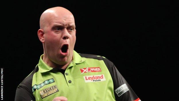 Michael van Gerwen has won the darts Premier League for the last two years in a row