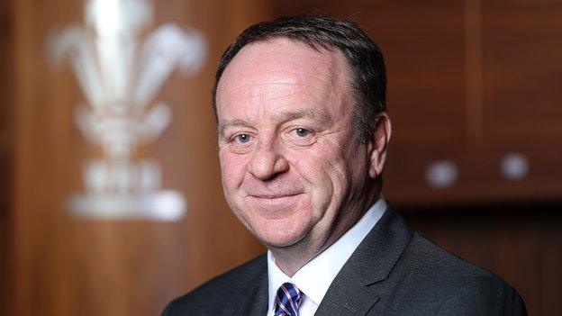 Steve Phillips took over from Martyn Phillips as the Welsh Rugby Union chief executive