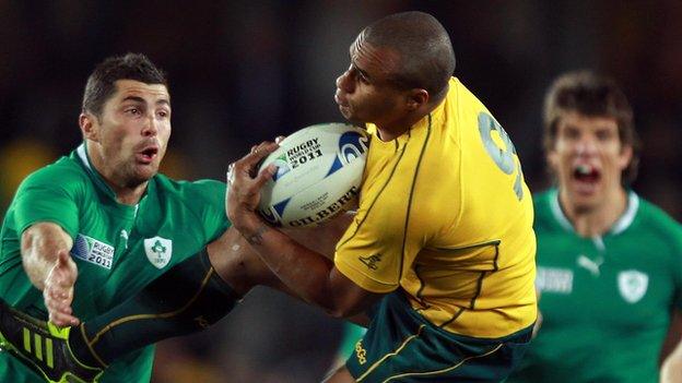 Scrum-half Genia was on the losing side when Australia played Ireland in Auckland in 2011