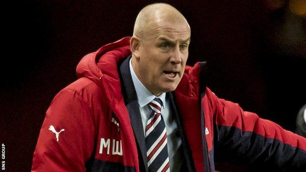 Rangers manager Mark Warburton