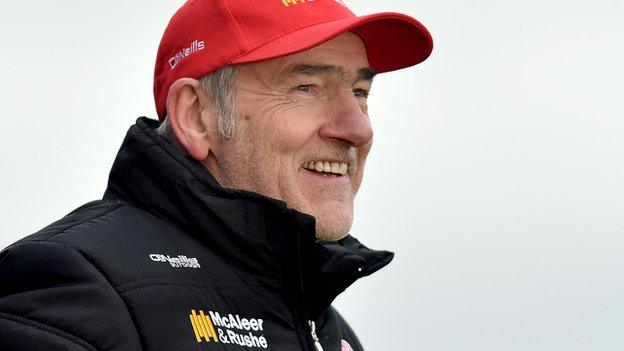 Tyrone manager Mickey Harte