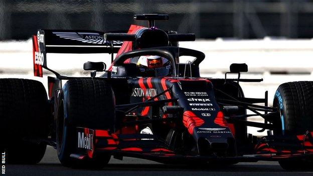 Red Bull driver Max Verstappen in the RB15