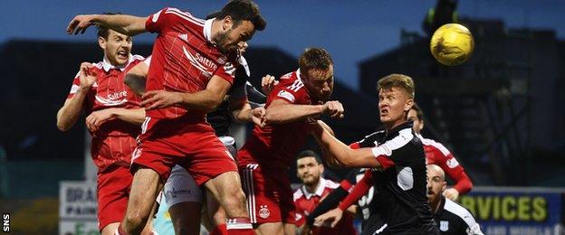 Andrew Considine started Aberdeen's goal rush with a powerful header