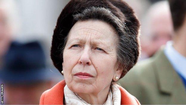 Princess Anne at Cheltenham