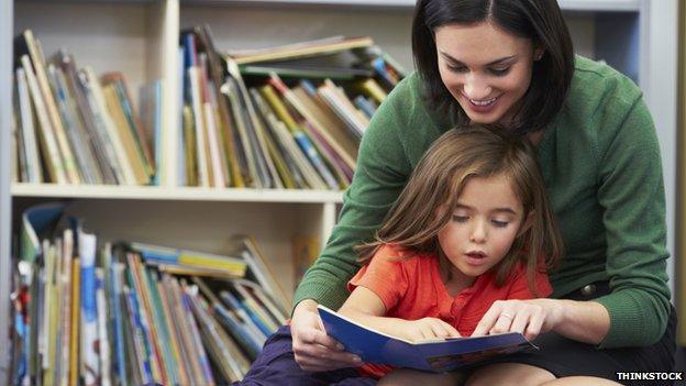 child reading