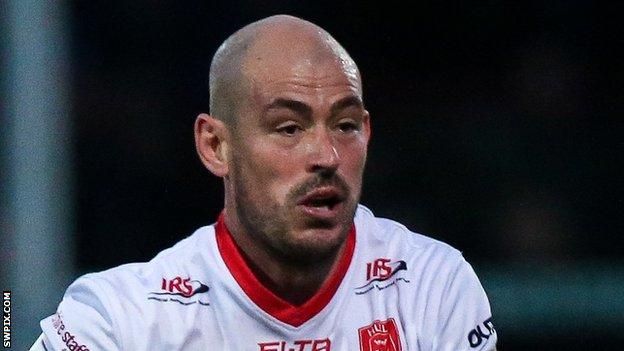 Hull KR half-back Terry Campese