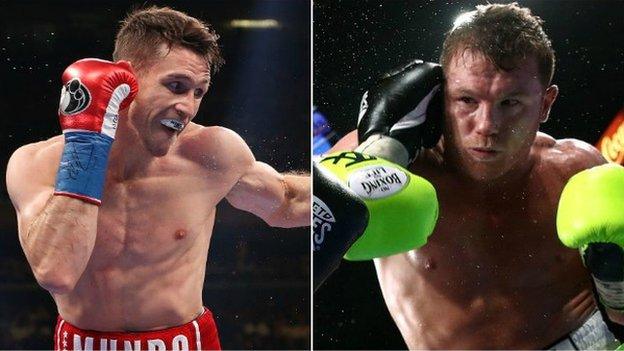 Callum Smith and Canelo Alvarez