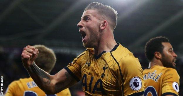 Tottenham defender Toby Alderweireld