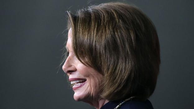Nancy Pelosi has hip replacement surgery after fall in Luxembourg - BBC ...