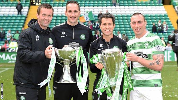 John Collins worked with Scott Brown at Celtic