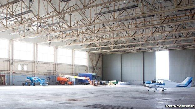 More than 100,000 sq ft of air hangar space will be transformed.