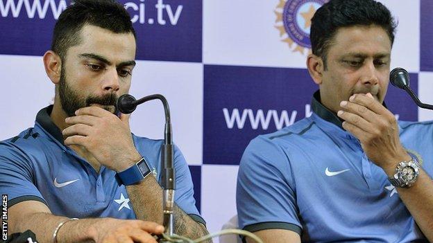 Kohli and Kumble