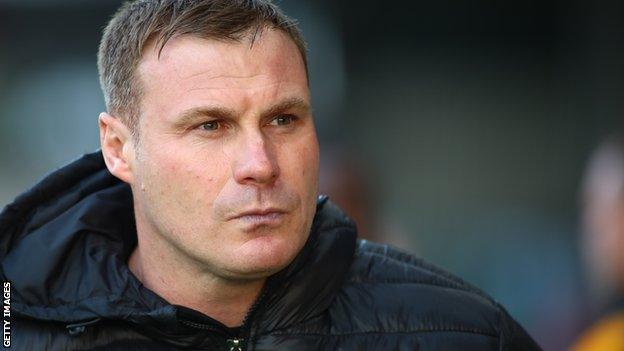 Mansfield Town manager David Flitcroft