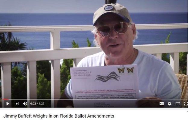 Jimmy Buffett weighs in on solar amendment