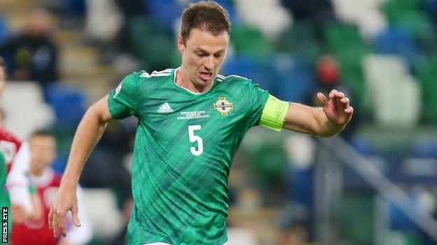 NI defender Jonny Evans