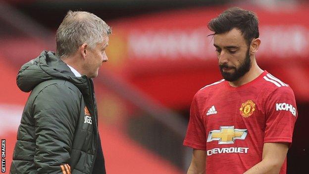 Ole Gunnar Solskjaer and Bruno Fernandes