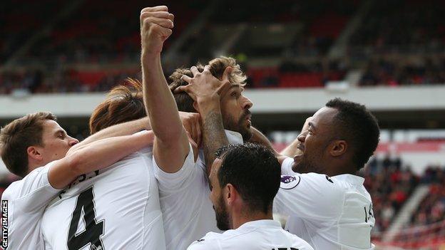 Swansea celebrate