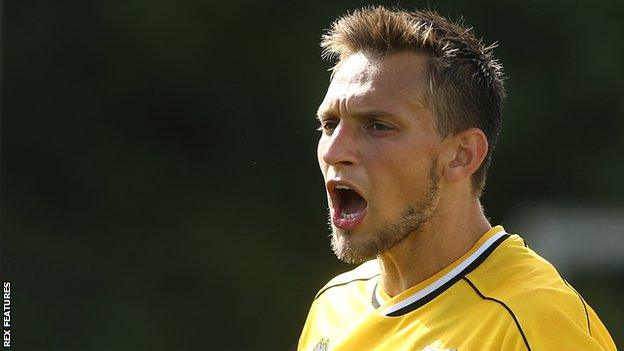 Grimsby goalkeeper James McKeown