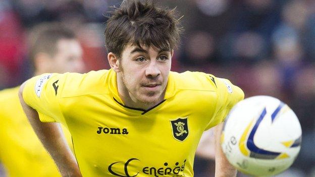 Livingston defender Declan Gallagher