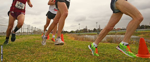 Cross Country runner's legs