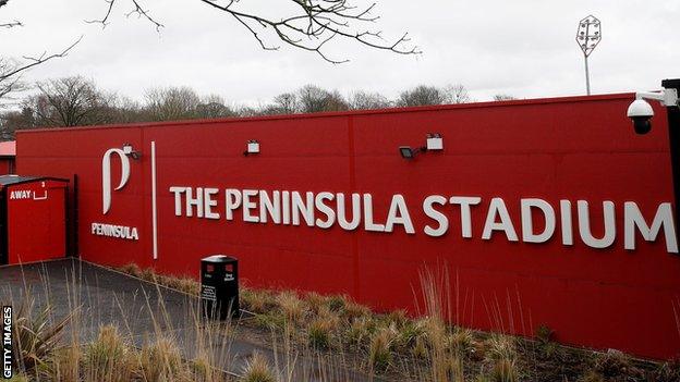 Salford City's Peninsula Stadium