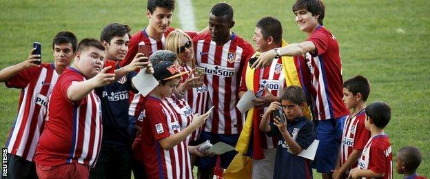 Jackson Martinez of Atletico Madrid