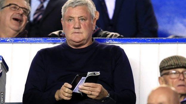 Steve Bruce was back at St Andrew's to take notes on Birmingham City when they beat Cardiff City in their last home game