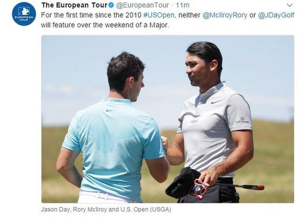 Rory McIlroy and Jason Day