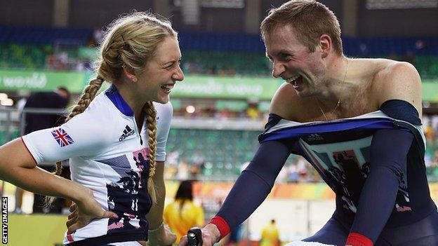 Laura Trott and Jason Kenny