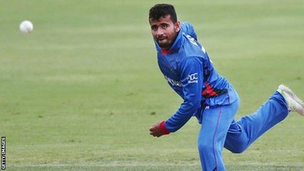 Afghanistan spinner Zahir Khan