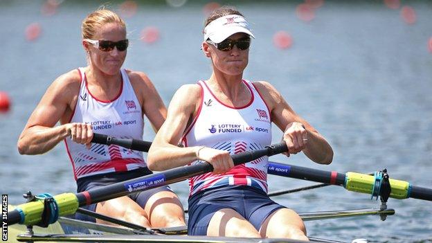 Helen Glover and Heather Stanning