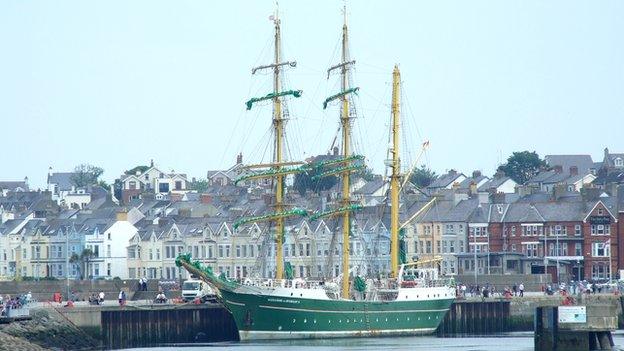 Alexander Von Humbolt II in Bangor harbour