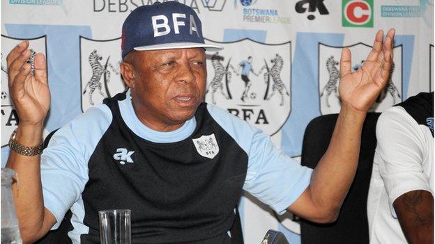 Botswana coach David Bright