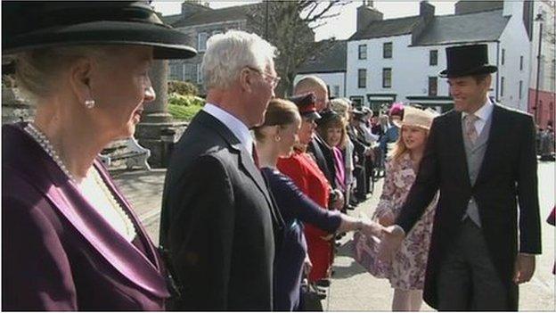 New governor Adam Wood meeting Manx residents