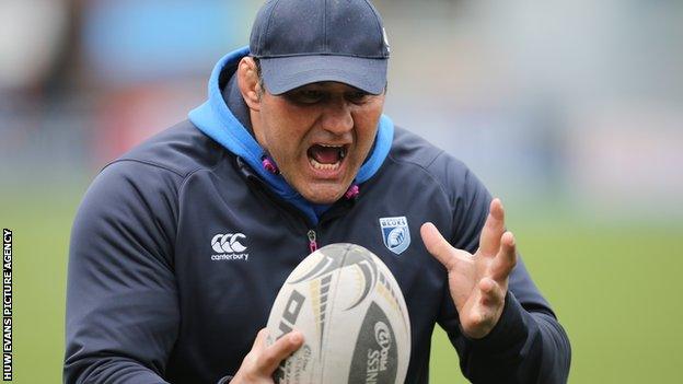 Dale McIntosh spent two spells as joint interim head coach at Cardiff Blues