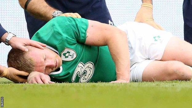 Ireland wing Keith Earls