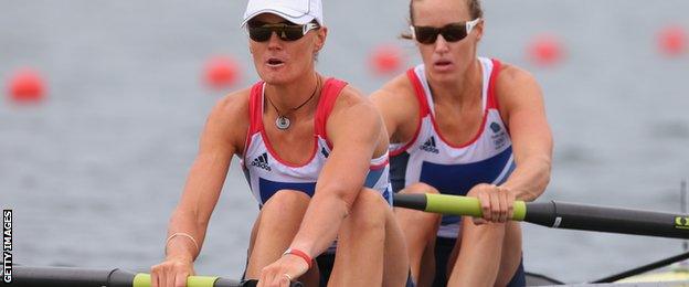 Helen Glover and Heather Stanning