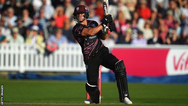 Will Smeed batting for Somerset