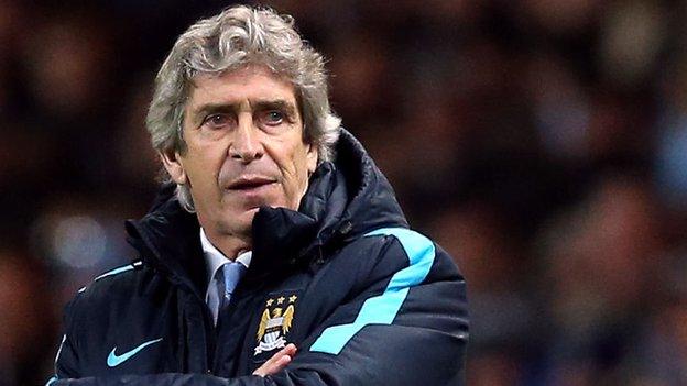 Manchester City manager Manuel Pellegrini