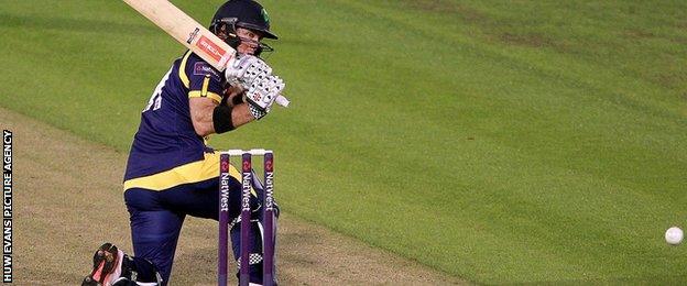 Colin Ingram in action for Glamorgan