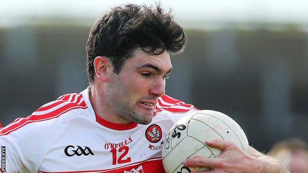 Derry's Danny Heavron scored the only goal in the win over Waterford