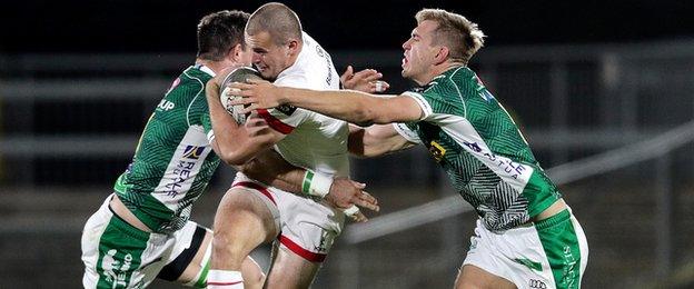 Jacob Stockdale's yellow card was the turning point in the first half